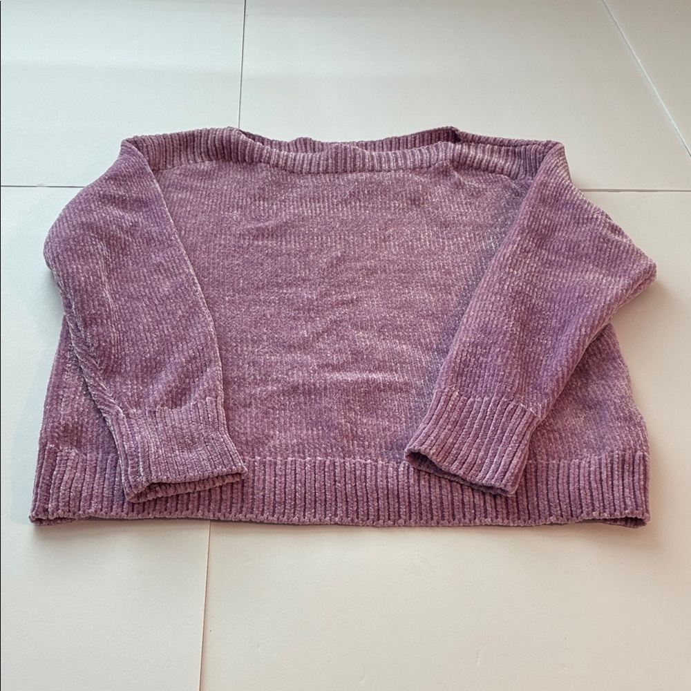 Tommy Bahamas Luna Boat Neck Lavender Sweater size XS/TP